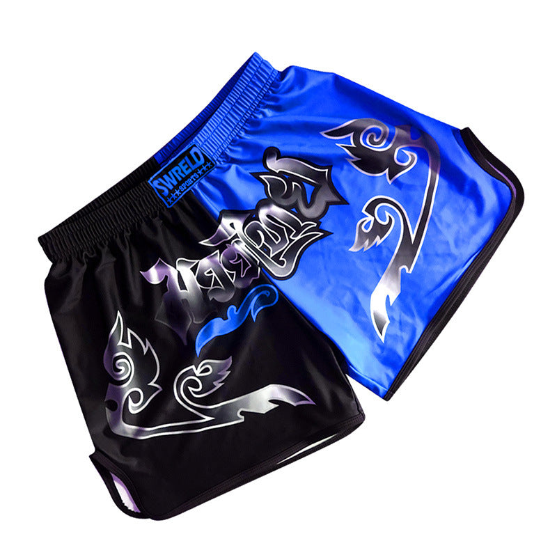 MMA Boxing Training Anti-Wear Fighting Pants UFC Mixed Fighting Muay Thai Shorts Running Fitness Cycling Fighting