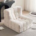 Beanbag sofa can lie down and sleep in the bedroom tatami living room balcony waffle grids caterpillar sofa single small sofa