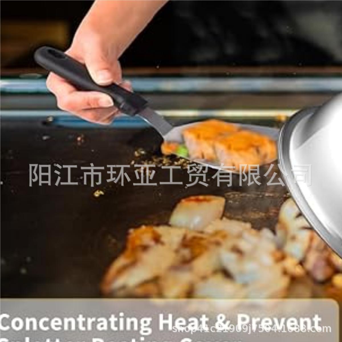 Cross-border stainless steel steak shovel iron plate frying shovel cooking shovel thickened steak pancake tool shovel high temperature resistance