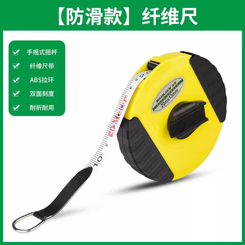 Measuring tape, cloth tape, anti-slip tape, cloth ruler, pull ruler 20 30 50 100m soft tape roll measuring floor ruler