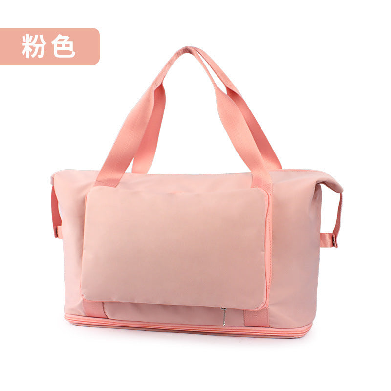 New Women's Lightweight Tote Bag Large Capacity Sports Yoga Fitness Bag Foldable Mountaineering Hiking Travel Bag