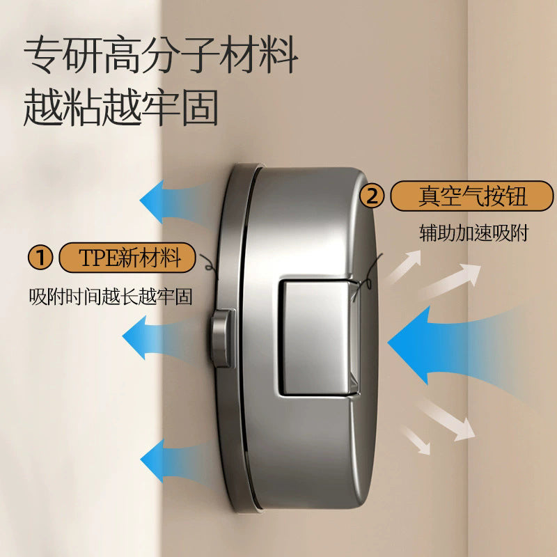 Suction cup hook sticky hook strong load-bearing adhesive storage rack hook wall hanging no punching bathroom door hanging clothes handy gadget