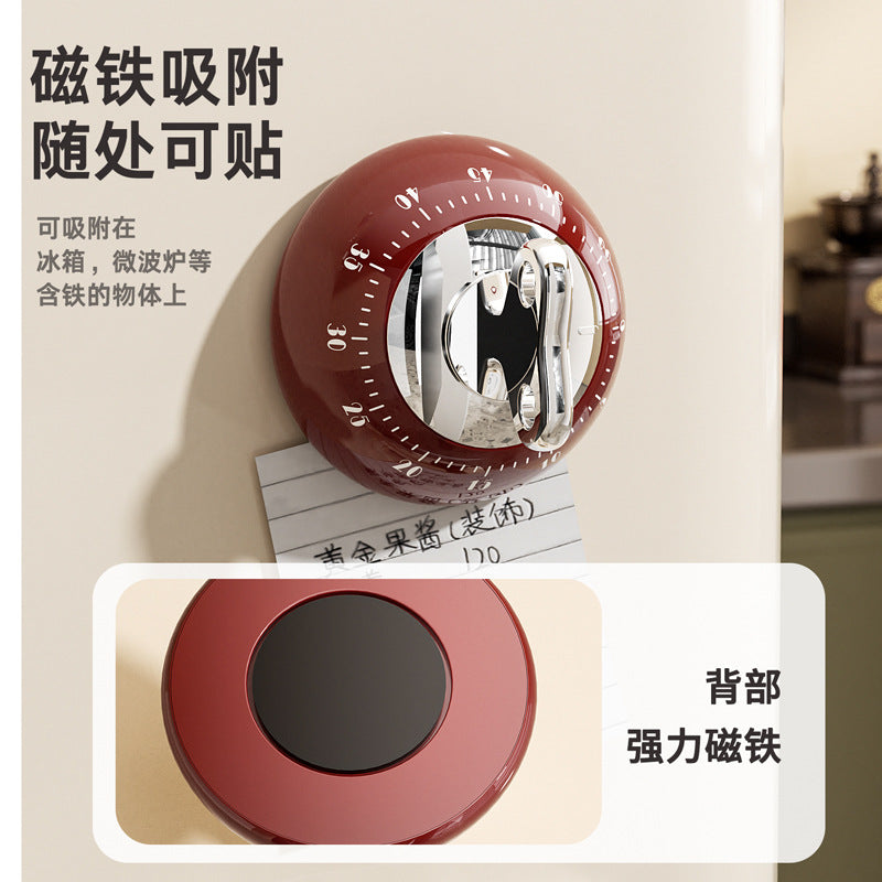 Magnetic timer mechanical timer kitchen countdown timer alarm clock learning special reminder time manager