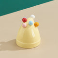 high-value new year fruit fork set 304 stainless steel fork ceramic storage jar christmas gift wholesale