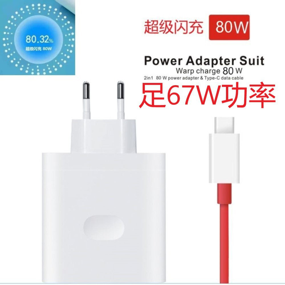 80w super flash charging head original charger suitable for oppo realme r17/reno6/a92 mobile phone k7xfindx