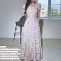 Women's  summer new arrivals: plus size french retro slimming sweet dress