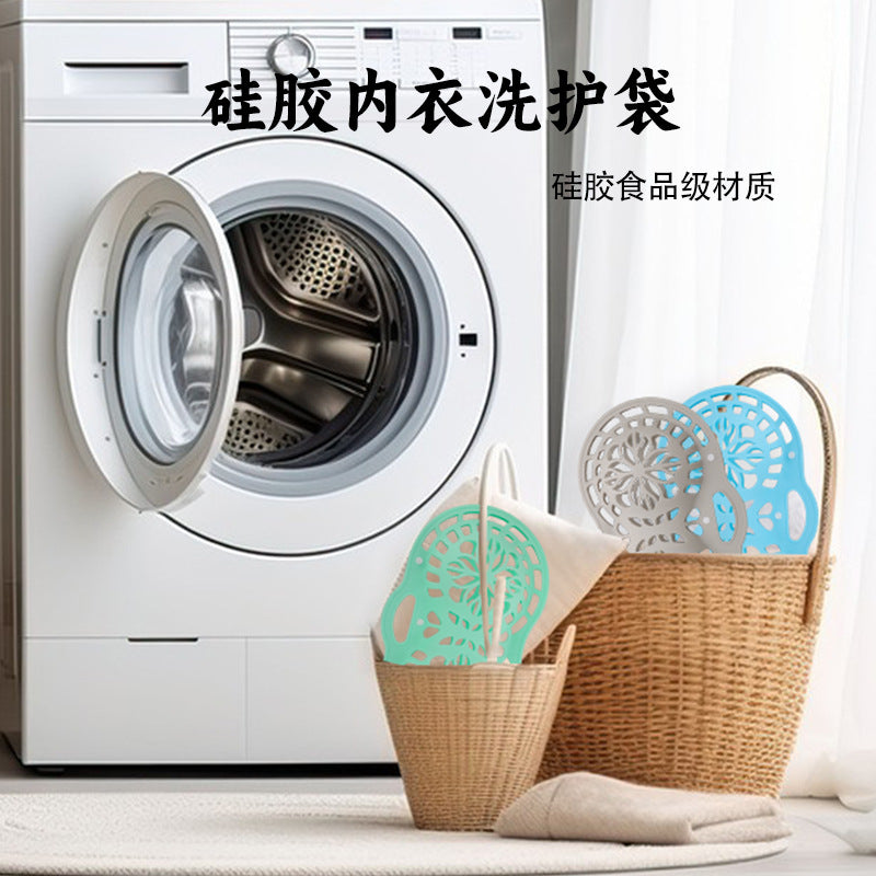 Cross-border hot-selling silicone laundry bag, underwear bag, Gryan factory direct sales anti-deformation filter silicone care bag