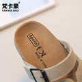 Birkenstock boys' cork sandals - new summer collection: open-toe kids' shoes, indoor/outdoor sandals, big & tall children's flip-flops