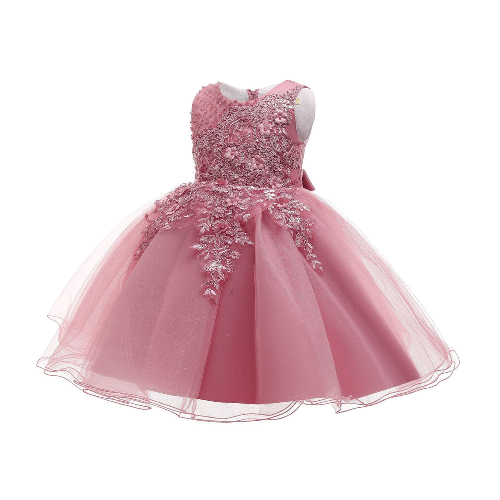Export children's clothing tutu kids dress princess dress girl piano performance costume children's clothing dress