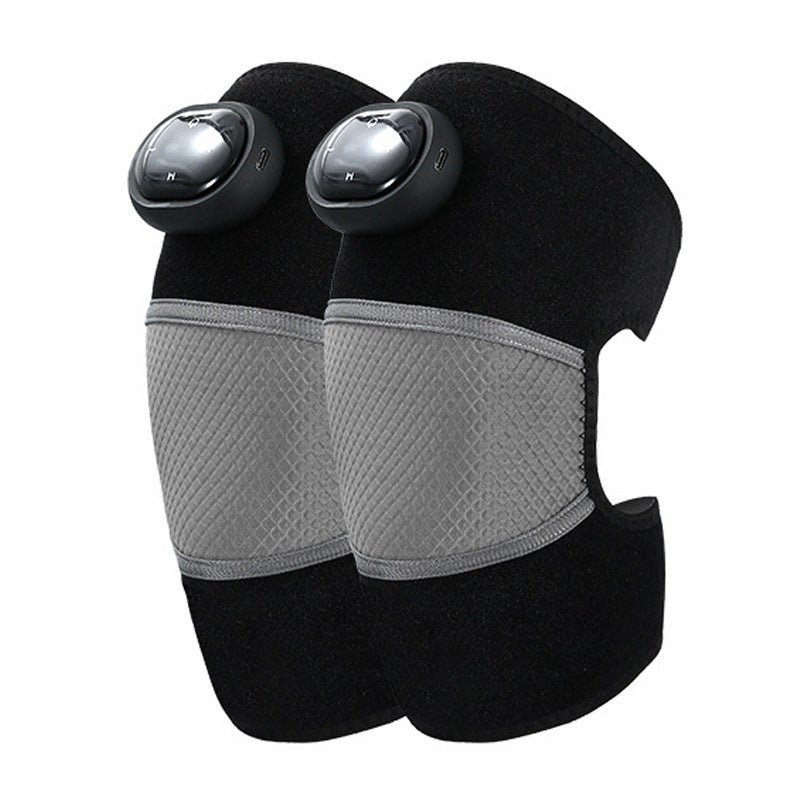 Electric heated knee massager - self-heating knee support for warmth, hot compress, cold knee relief, joint pain therapy device
