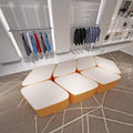 Sectional sofa minimalist creative irregular stool kindergarten office mall rest area negotiation reception table and chair sofa