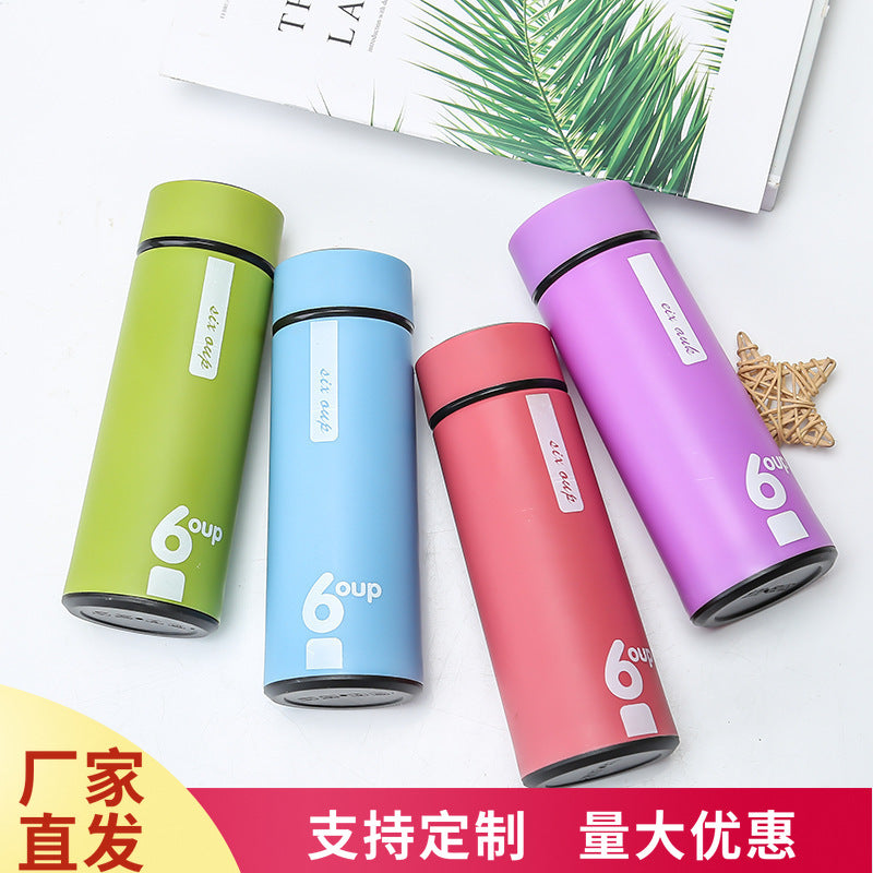Business large-capacity double-layer insulated plastic glass creative water cup glass gift cup advertising cup with printed logo