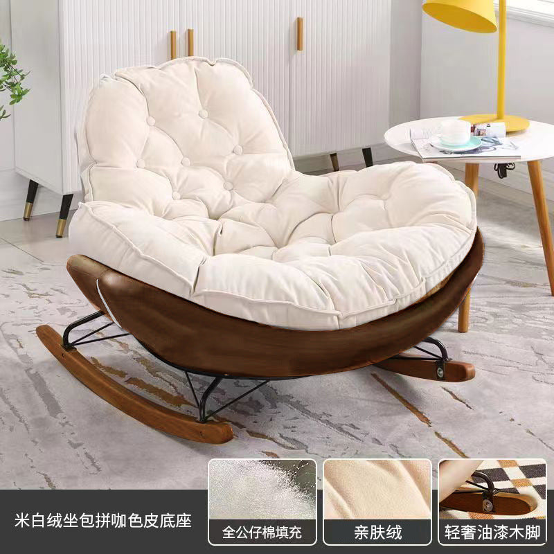 For home rocking chair can lie down and sleep chair adult lazy sofa popular balcony casual rocking chair