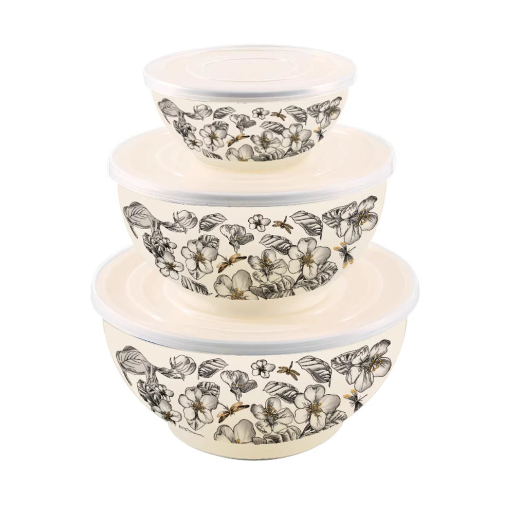 Cross-mirror exclusive manufacturer hot-selling enamel high-end five-piece pot set, high-quality soup pot, enamel pot, double-ear soup pot