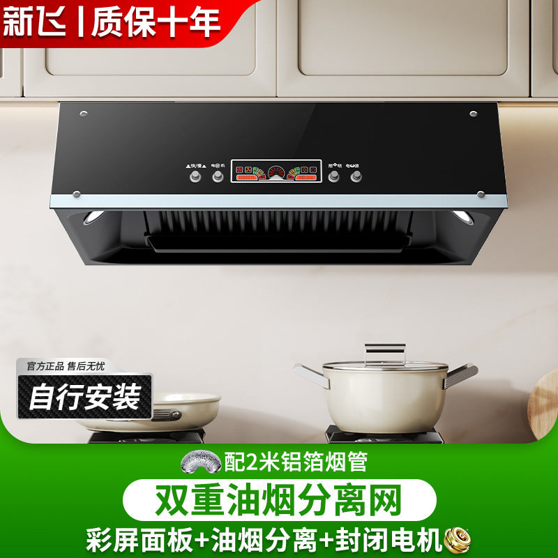 Wholesale xinfei range hood for home kitchen large suction chinese top suction small european style range hood