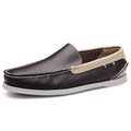 Export original single sailboat lazy shoes men british casual leather shoes cross-border slip-on driving shoes breathable trendy shoes