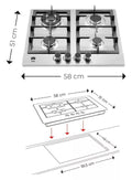 0.1kg two gas 0.1kg two electric four 4 multi-head eye burning gas stove stove embedded desktop for fierce fire european and british regulations