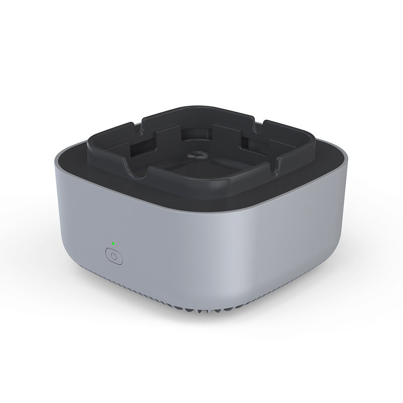 electronic ashtray air purifier - smart home aroma diffuser, odor eliminator, smoke remover, and silent operation