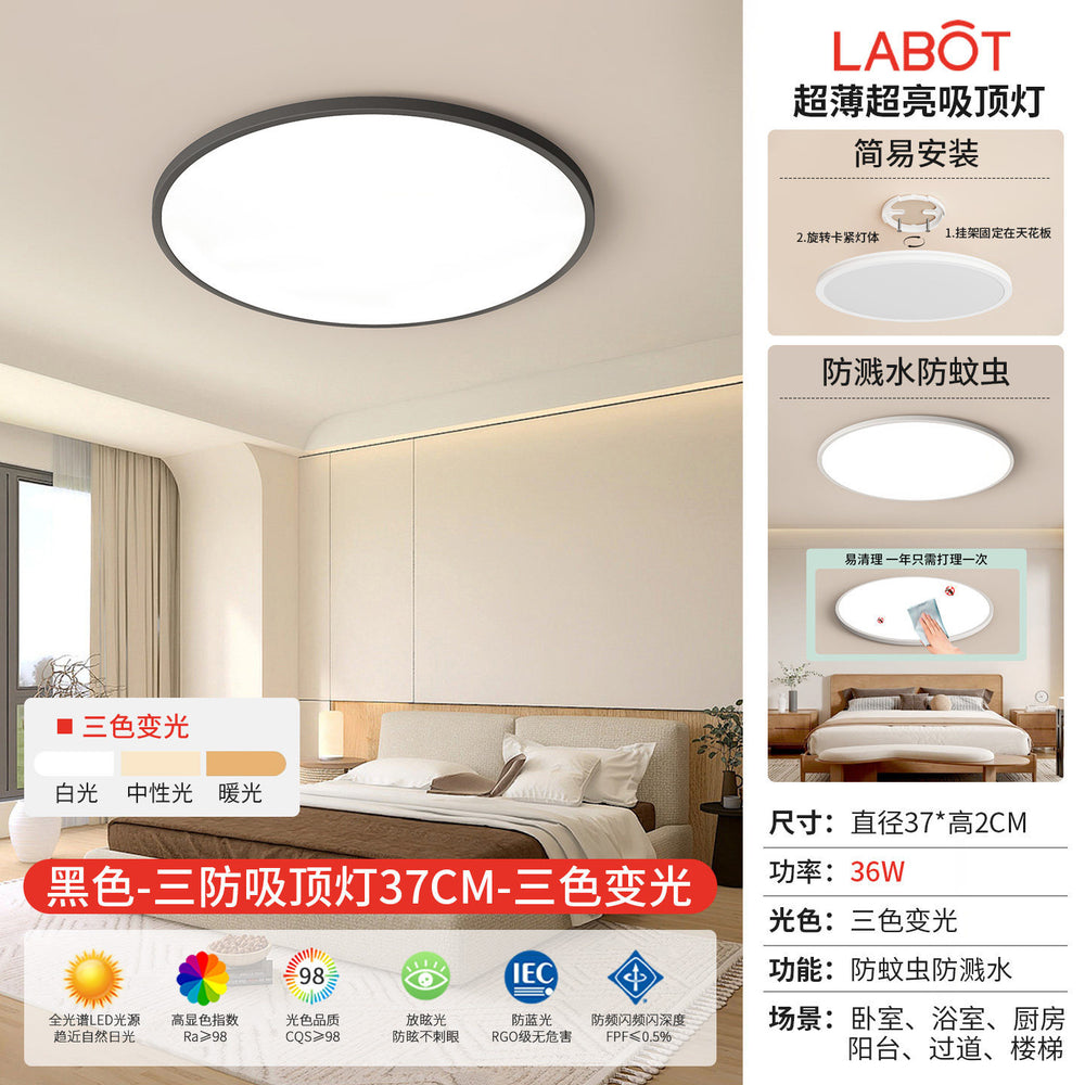 Led ceiling light - minimalist modern style for master bedroom, living room, hallway, kitchen, balcony - eye protection main lighting