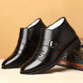 Winternew arrival real soft leather cotton shoes mencasualfashion men's cotton boots middle-aged and elderly easiest for matchheattechfleece-lined dad shoes