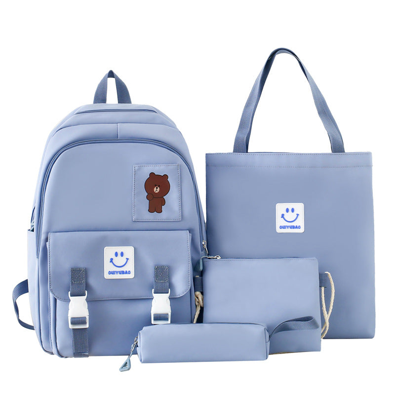 Cross-border 2025 new trend Mori school backpack Korean version of simple and fashionable student casual schoolbag