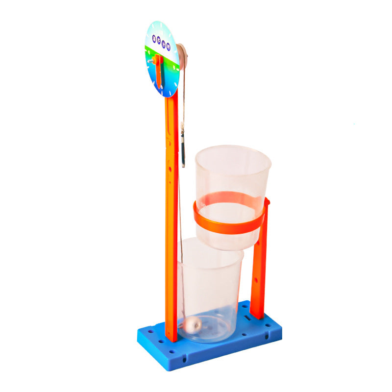 Science and technology small production DIY dripping clock handmade materials children's science experiment primary school students fun science and education equipment