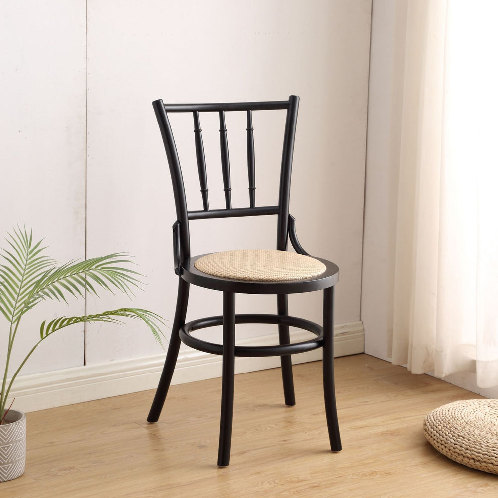 Vintage cafe table and chair set, french dessert bakery chairs, milk tea shop american rattan chairs, commercial table
