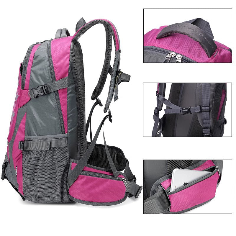 Backpack travel bag large capacity women's new travel hiking bag men's lightweight outdoor backpack