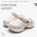 Women's clogs - new summer collection: thick-soled, anti-slip beach sandals with closed toe for adults. perfect for the beach and everyday wear