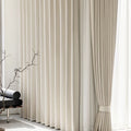 Double-sided chenille curtains, fully blackout, bedroom, high-end, cream style, whole house finished curtain fabric, shaoxing keqiao cloth