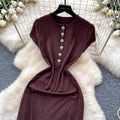 New chinese retroelegance flower sleeveless dress women's spring k-stylehigh waist waist a-line skirt work clothing