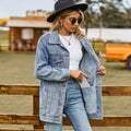 foreign trade fashion  new arrivaleasiest for match classic retro classic loose denim outweartops women