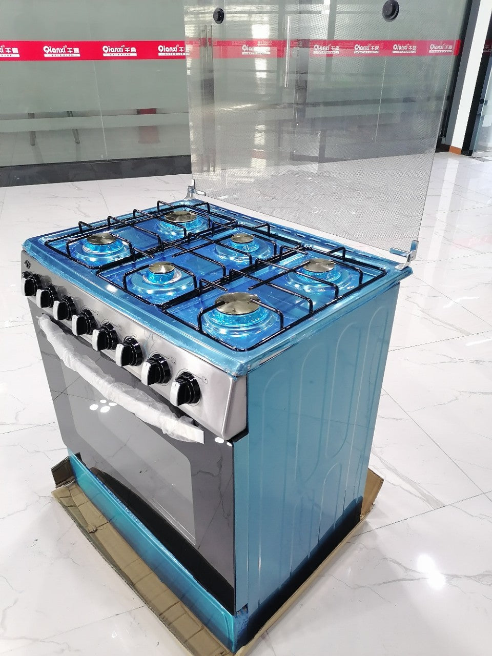 6 six-gas oven burner stove one-piece upright barbecue box 30 inches 760 wide outlet drop shipping