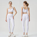 fashion yoga wear classy sense of movement pure color high elastic tight height strength sports suit fitness wear for women