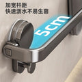 Bathroom punch-free suction cup slipper rack bathroom toilet wall-mounted storage rack behind the door slipper drain storage handy gadget