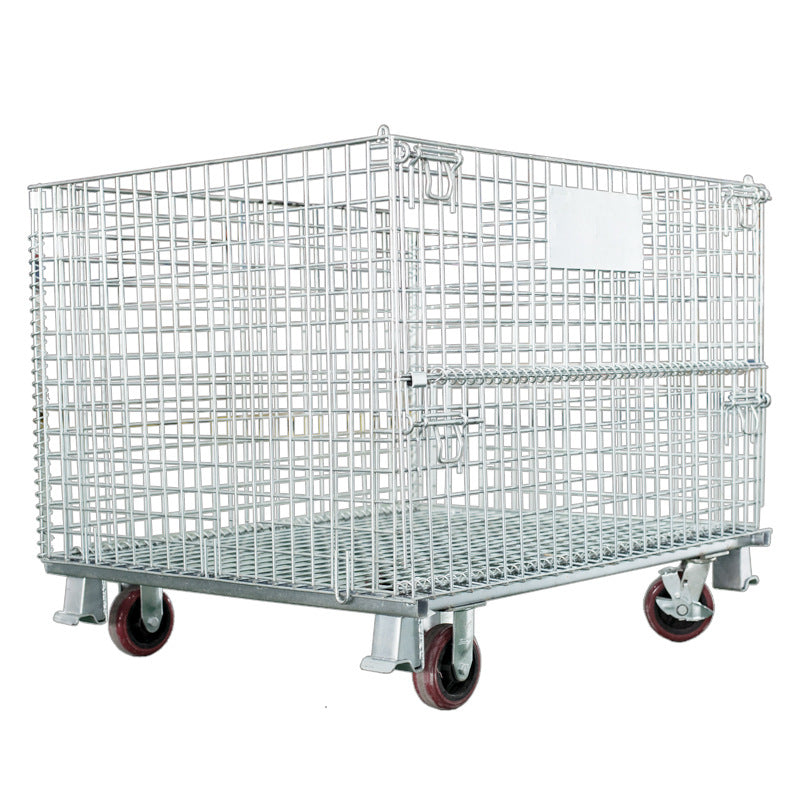 Storage cage 1200 * 1000 * 890 folding butterfly cage metal turnover box, heavy storage cage wholesale