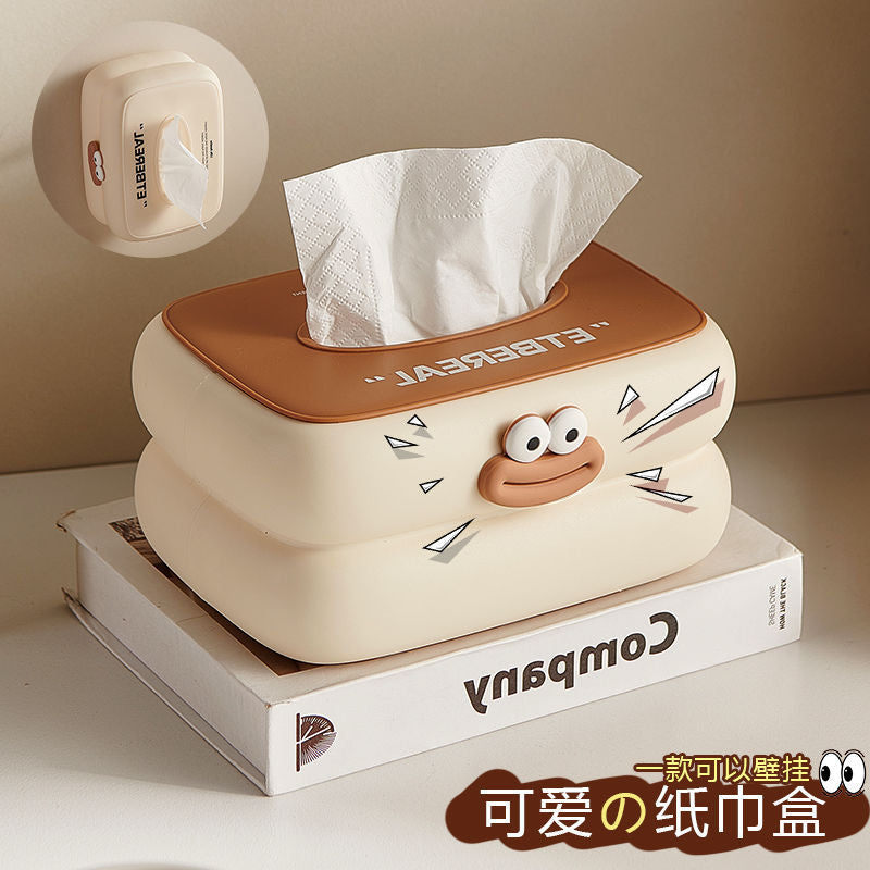 Desktop tissue box living room cute paper box for home coffee table ornaments creative paper box spring tissue storage box