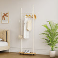 Casual clothes hanger italianaccessible luxury bedroom accessible luxury storage cream for home space floor-standing clothes coat rack shelf