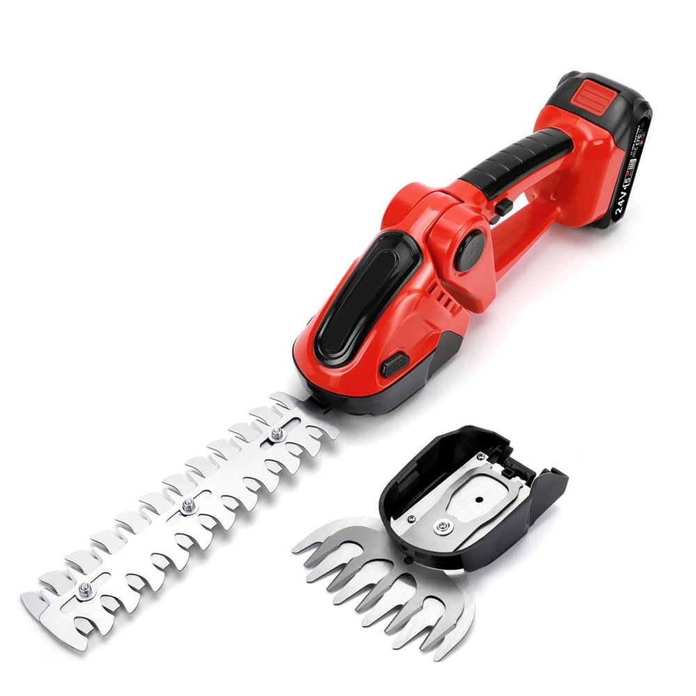 Lithium battery powered cordless pruning shears, grass trimmer, hedge trimmer - one-handed electric hedge trimmer for pruning, trimming, greening, and gardening