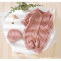 Baby romper jumpsuit spring autumn newborn sleepsuit knitted unisex baby warm clothes autumn winter 021