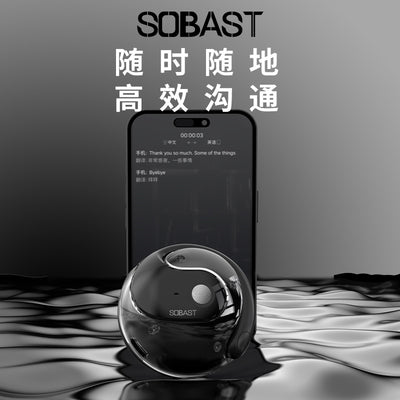Sobast/t26pro small coconut ball simultaneous translation translation headphones ai intelligent translation in multiple languages