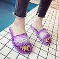 2025 summer new arrivals: super cute cabbage slippers for women - perfect for indoor and outdoor wear, creative one-strap slides, beach & seaside fun, and quirky footwear
