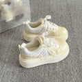Women's white sneakers: 2026 spring new arrival, trendy & unique, shell toe design, versatile casual sneakers for students