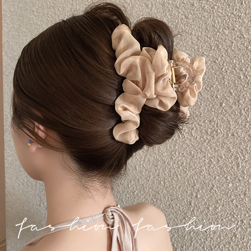 Show hair volume, super fairy mesh hair clip for women, back of head hair clip, large shark clip 2026 new arrivalclassy sense