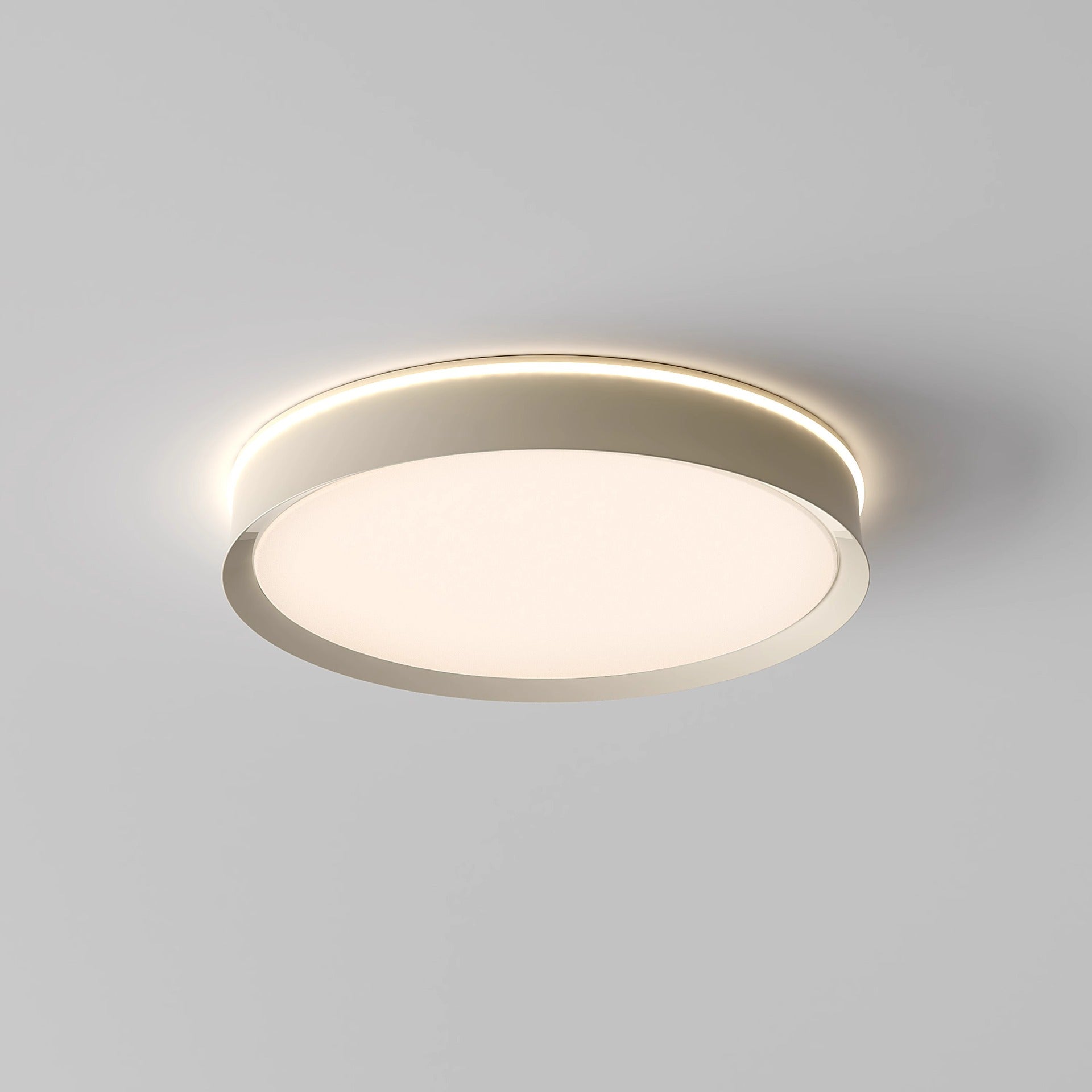 [Strict selection] 2025 modern simple cream wind ceiling lamp full spectrum eye protection designer minimalist lamp