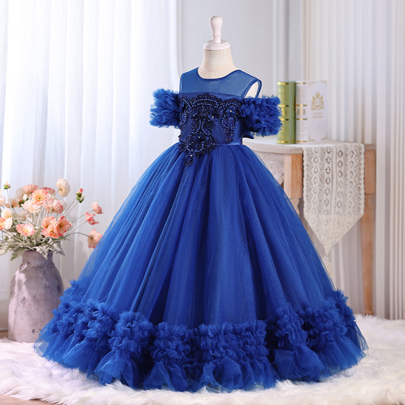 Ready-to-ship wholesale girls' dresses, direct from the manufacturer. cross-border, european and american style flower girl dresses, princess dresses for older girls and toddlers, children's dresses