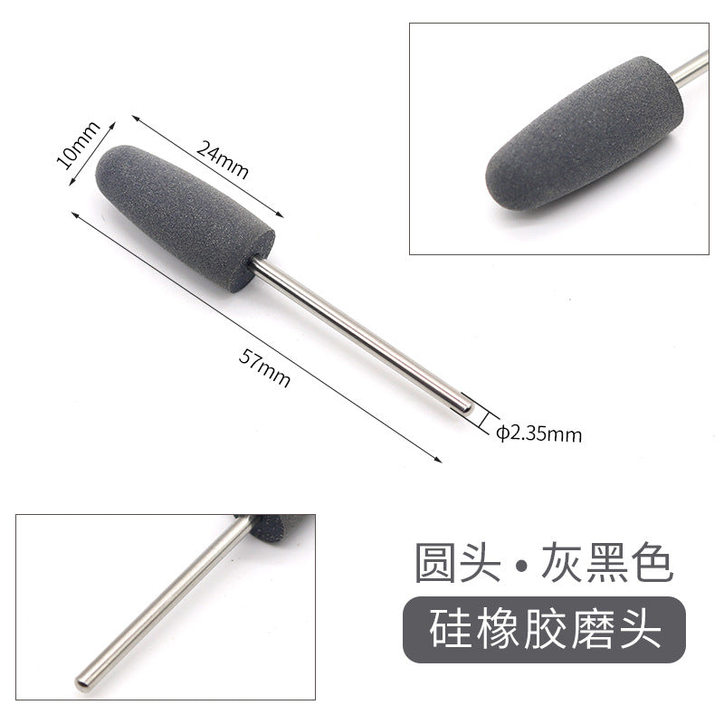 Dental Silicone Grinding Head Silicone Rubber Polishing Series Low Speed Grinding Head Denture Metal Base Mechanic Polishing Grinding Head