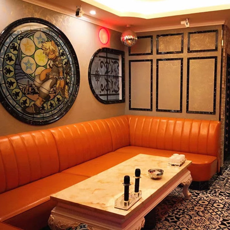 High-end KTV sofa party room bar sofa booth dance hall club box family ktv coffee table