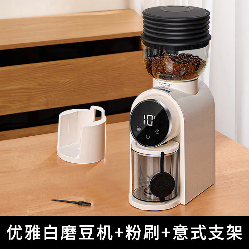smart screen electric coffee grinder, italian coffee grinder, adjustable coffee mill, home coffee machine