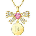 14k gold-plated copper micro-paved zircon butterfly pendant necklace - hot-selling designer jewelry for export